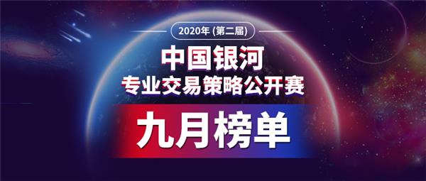 最新！银河证券私募大赛9月榜单揭晓